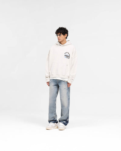 Out Of The Shadows Hoodie - Cream Marl