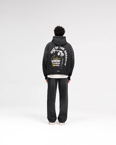 Out Of The Shadows Hoodie - Stained Black
