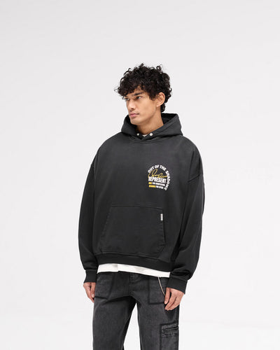 Out Of The Shadows Hoodie - Stained Black