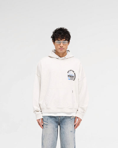 Out Of The Shadows Hoodie - Cream Marl