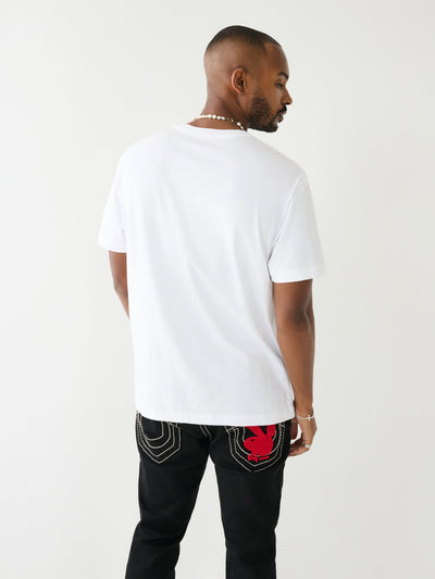 True Religion Big T Bunny T-Shirt Optic White