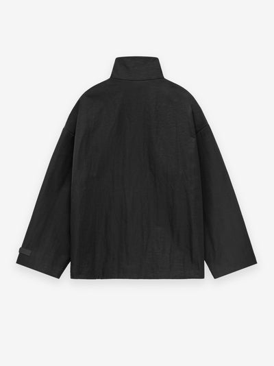 Textured Nylon Halfzip Pullover