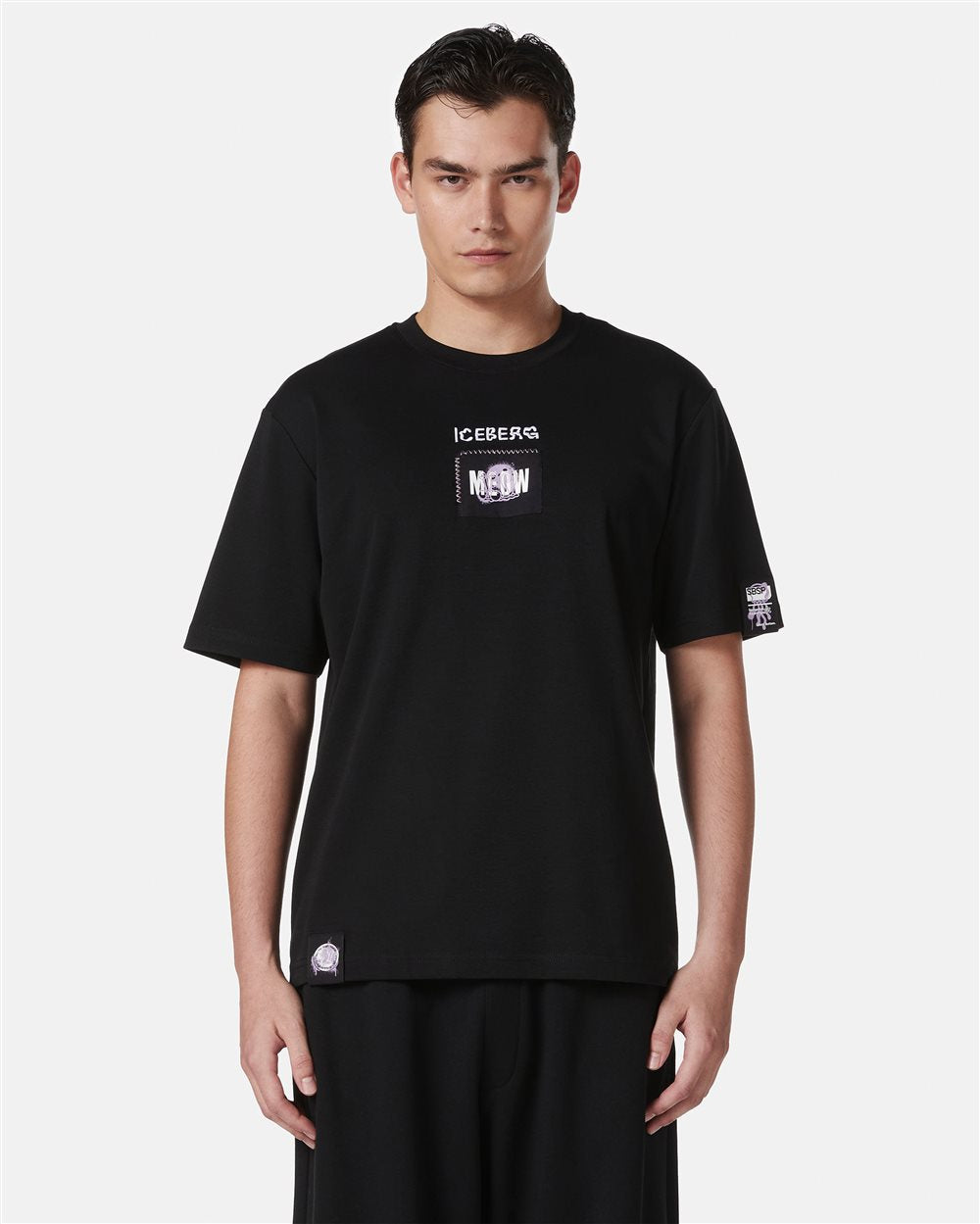 Iceberg  Regular Fit T-shirt In GOTS Certified Sustainable Interlock Fabric
