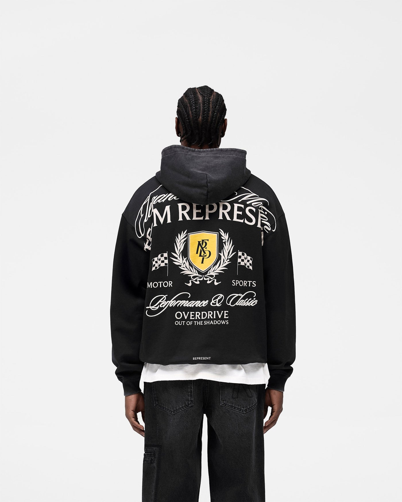 Crest Hoodie - Vintage Black