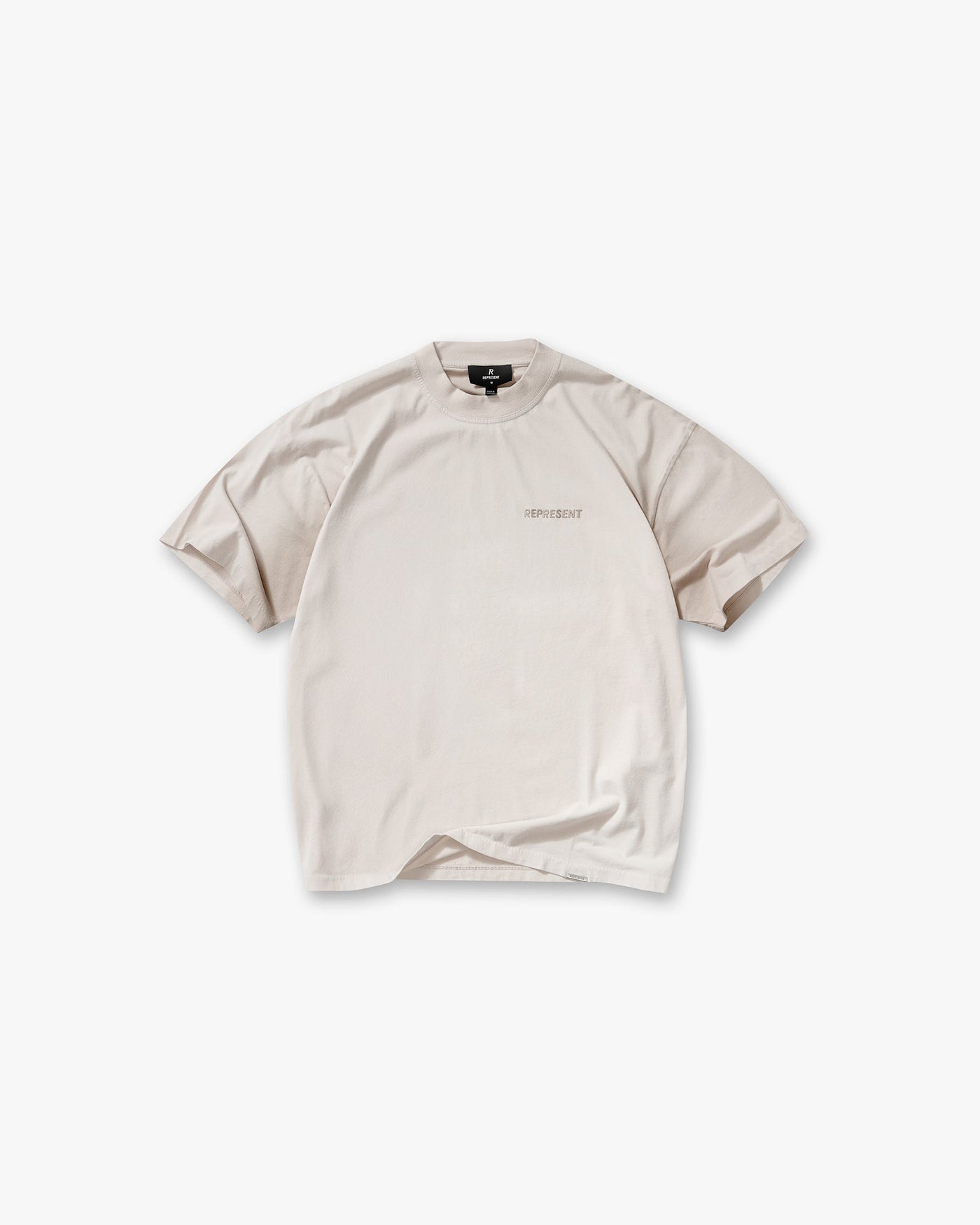 Metal Block Logo T-Shirt - Concrete