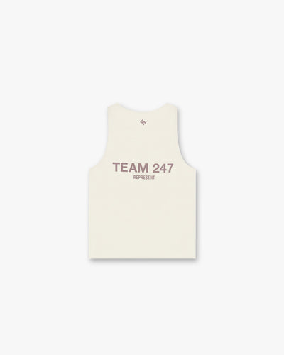 Team 247 Run Vest - Cream