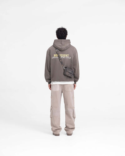 Patron Of The Club Hoodie - Washed Olive