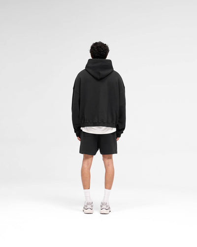 Rep Applique Hoodie - Off Black