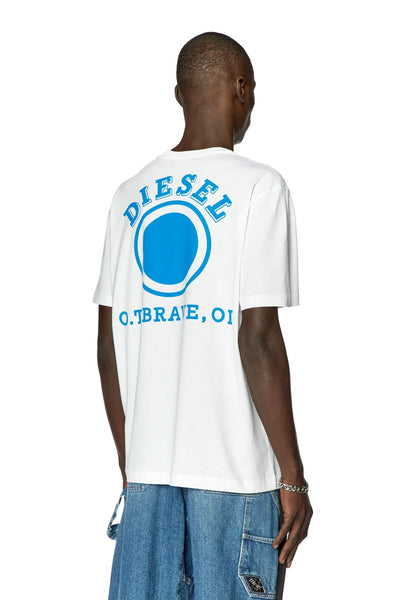 Diesel T-shirt with Diesel O.T. Brave prints