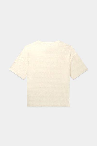 Terry Box T-Shirt Light Beige