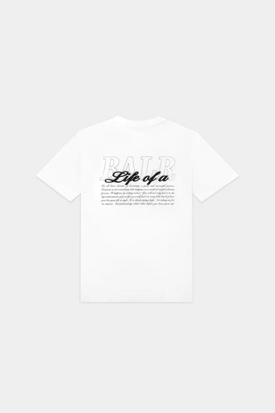 Script T-Shirt Bright White