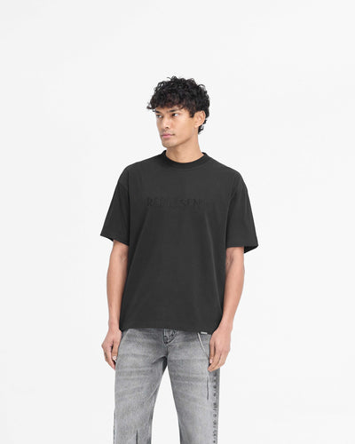 Serif Logo T-Shirt - Jet Black
