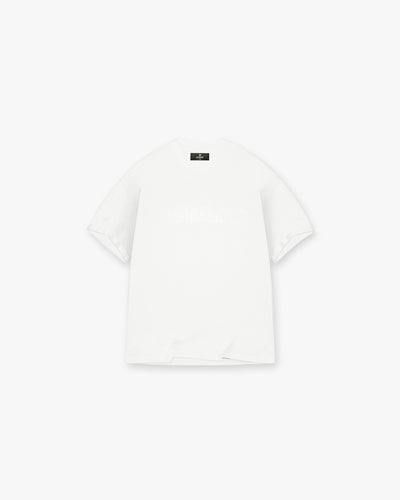 Serif Logo T-Shirt - Flat White