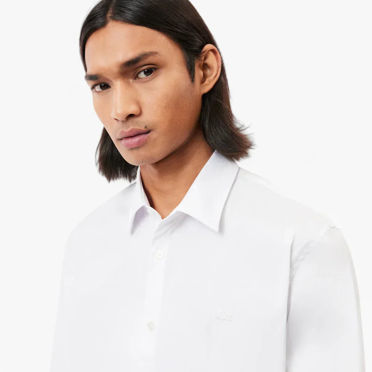 Slim Fit Stretch Poplin Shirt