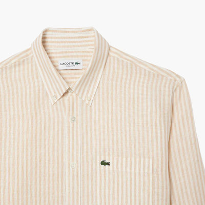 Regular Fit Striped Linen Shirt