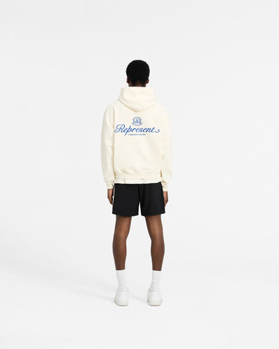 Permanent Vacation Zip Up Hoodie - Antique White