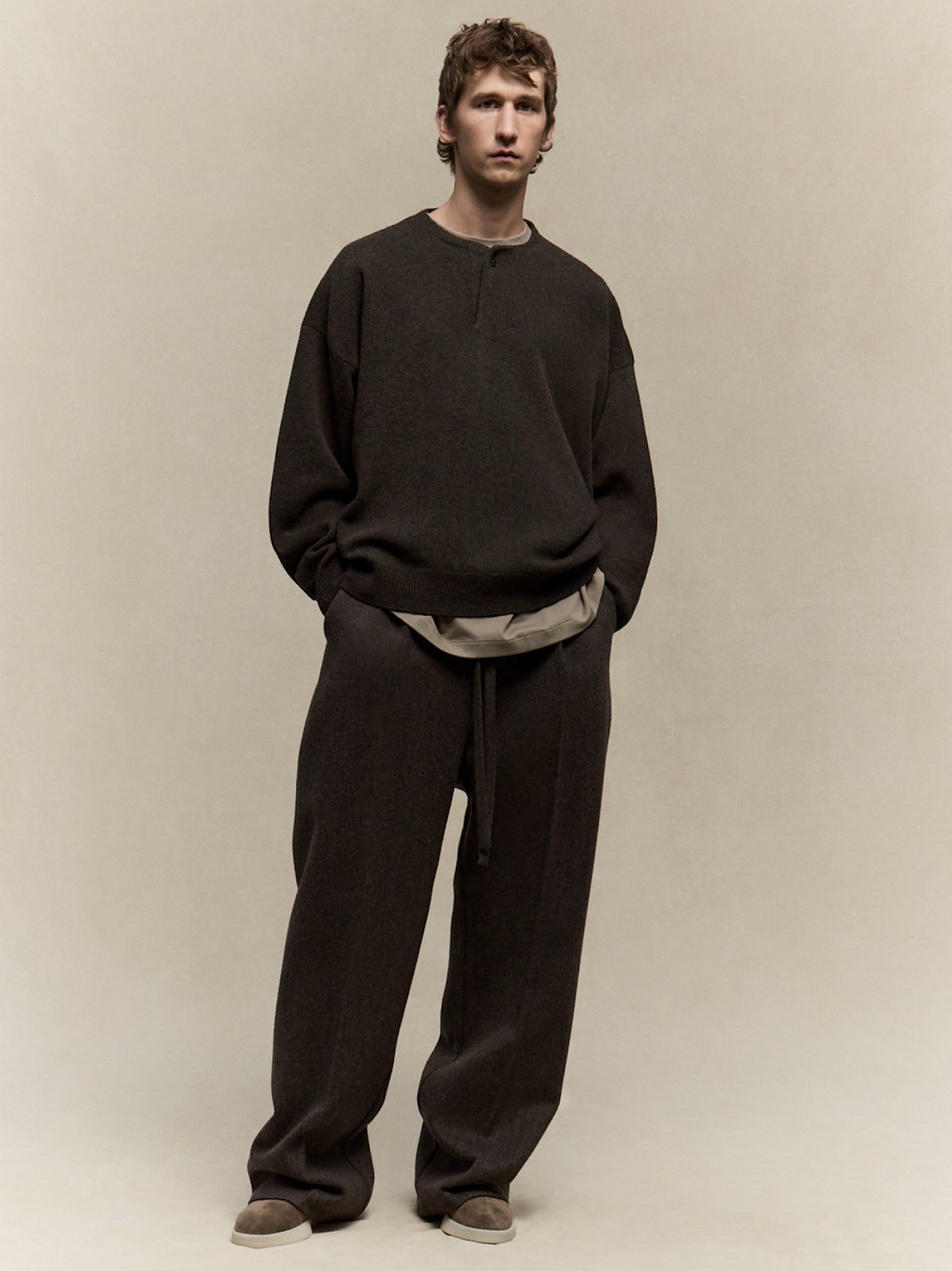 Fine Knit Henley