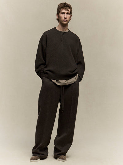 Fine Knit Henley