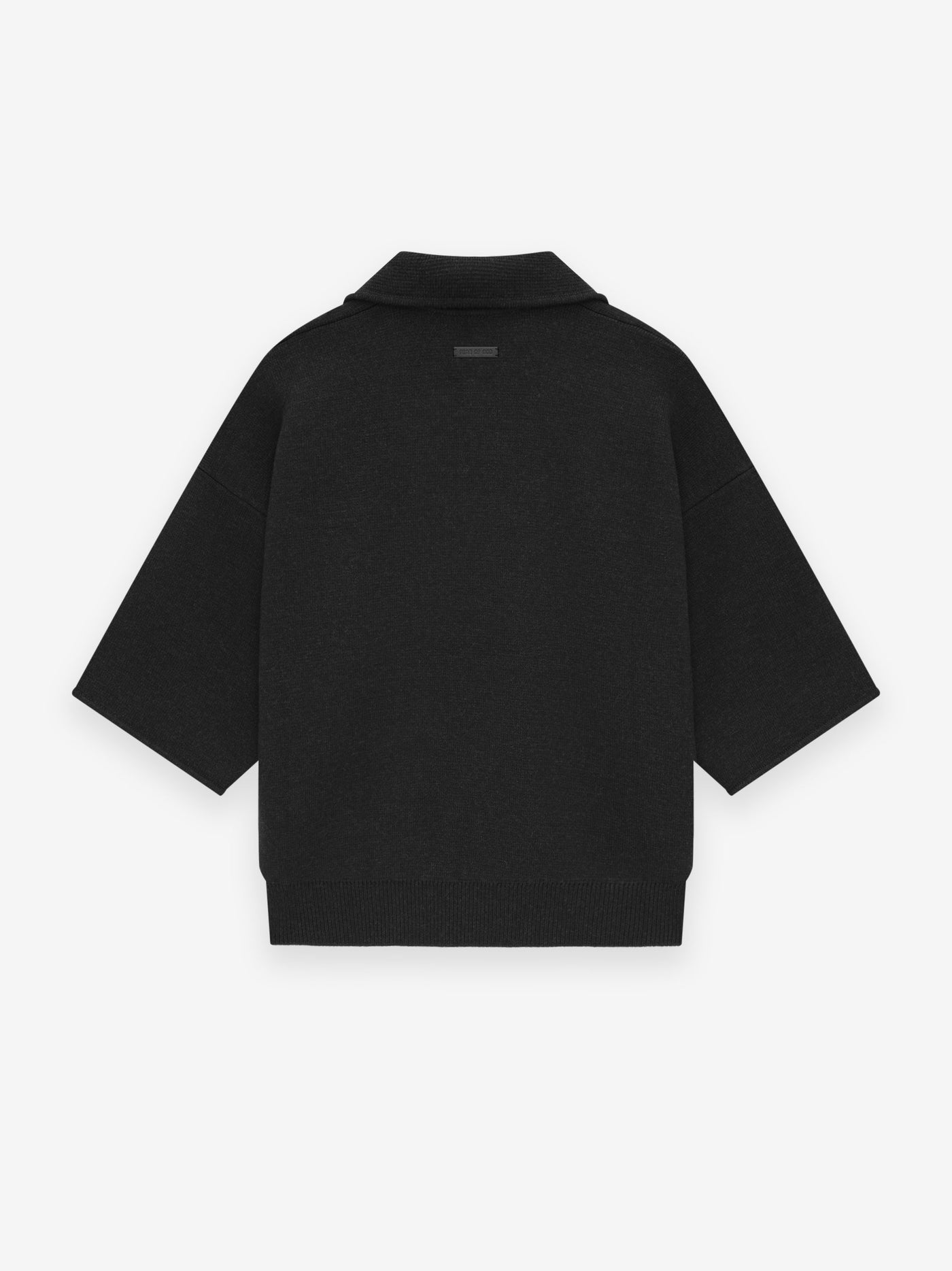 Merino Short Sleeve Polo Sweater