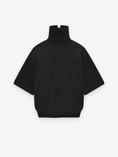 Merino Knit High Neck Tee