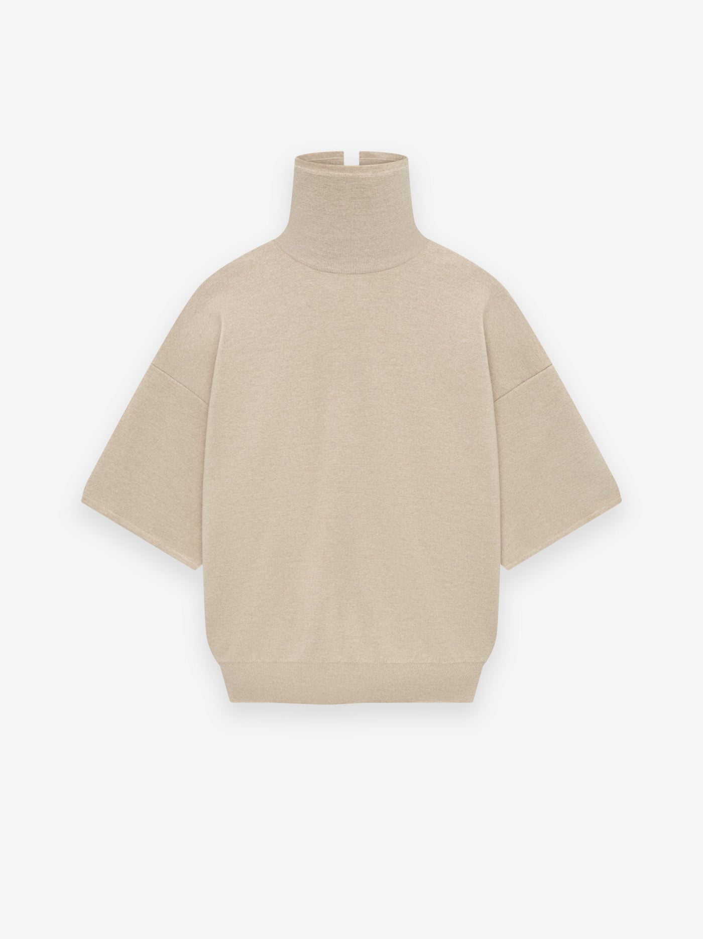 Merino Knit High Neck Tee
