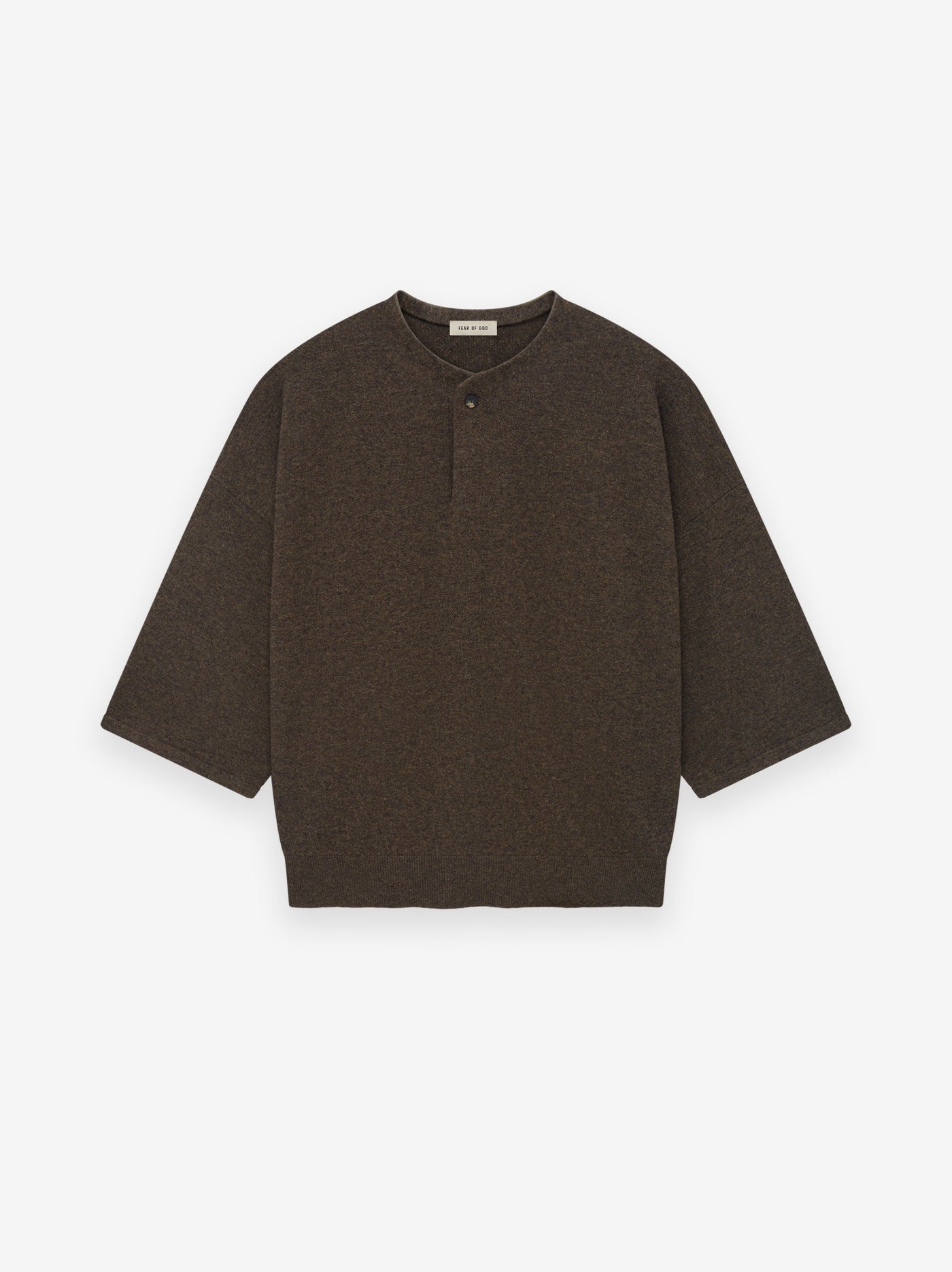 Fine Knit Henley Tee