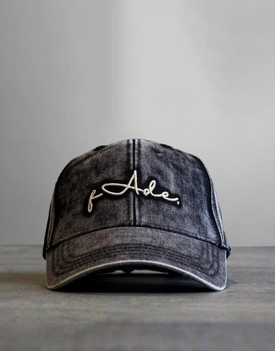 Fade Signature Washed Grey Cap