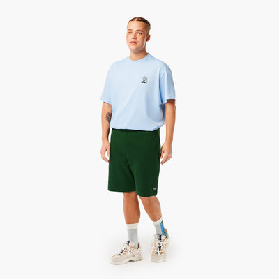 Organic Brushed Cotton Fleece Jogger Shorts