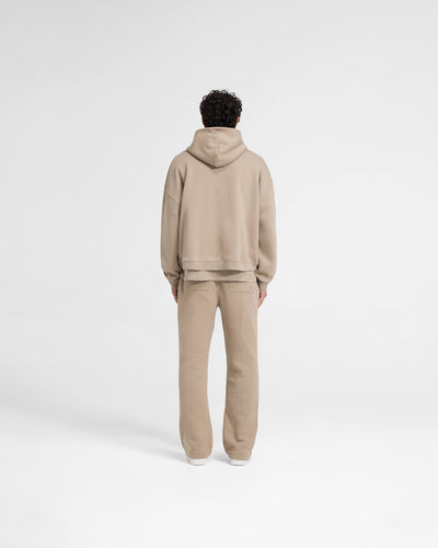 Initial Boxy Hoodie - Dune