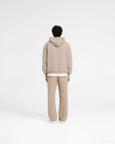 Initial Zip Hoodie - Dune