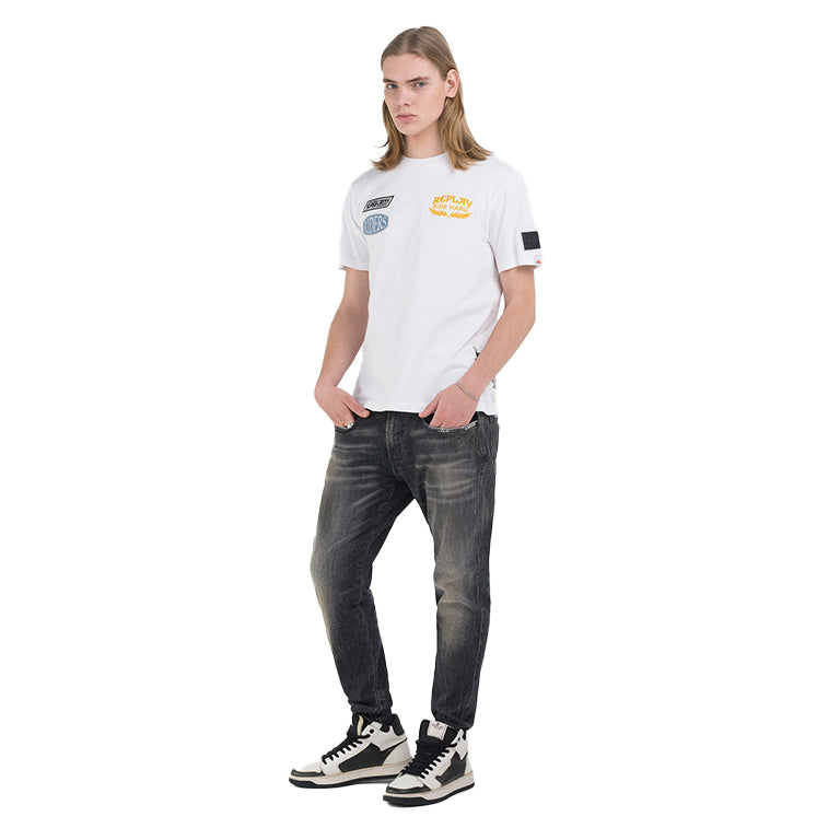 Replay Ride Hard Badges T-Shirt