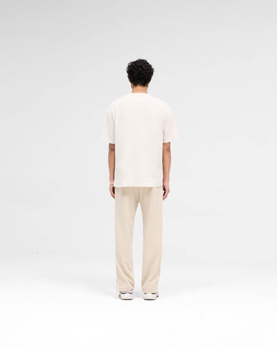 Rep Applique T-Shirt - Cream Marl