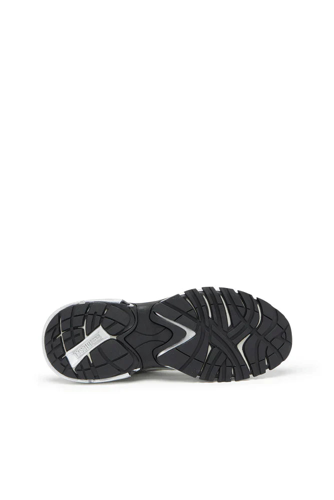 S-Serendipity-Mesh sneakers with metallic overlays