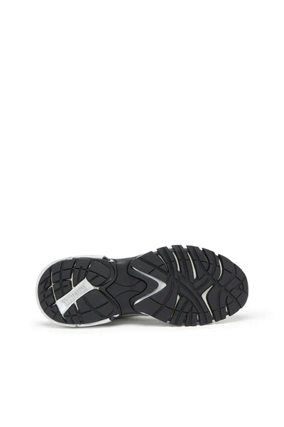 S-Serendipity-Mesh sneakers with metallic overlays