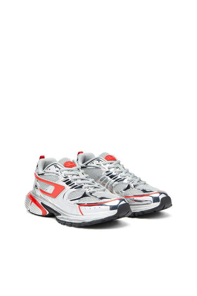 S-Serendipity-Mesh sneakers with metallic overlays