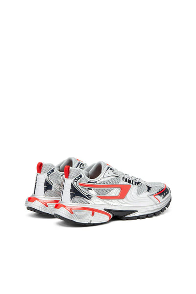 S-Serendipity-Mesh sneakers with metallic overlays