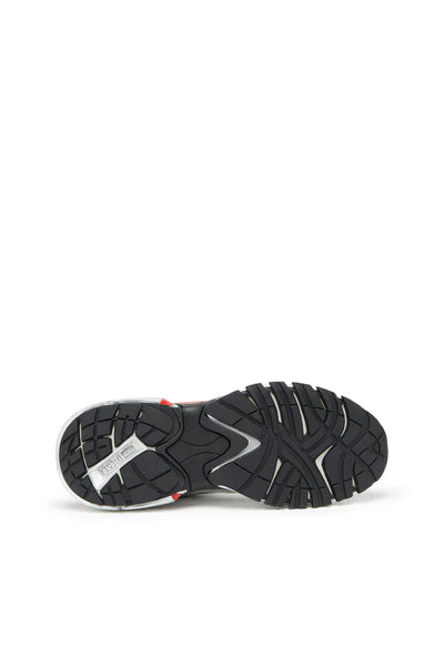 S-Serendipity-Mesh sneakers with metallic overlays