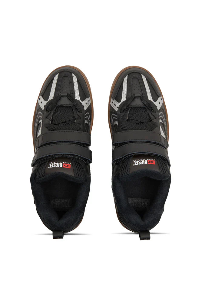 S-Ukiyo-Leather sneaker with straps