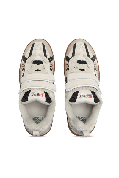 S-Ukiyo-Leather sneaker with straps