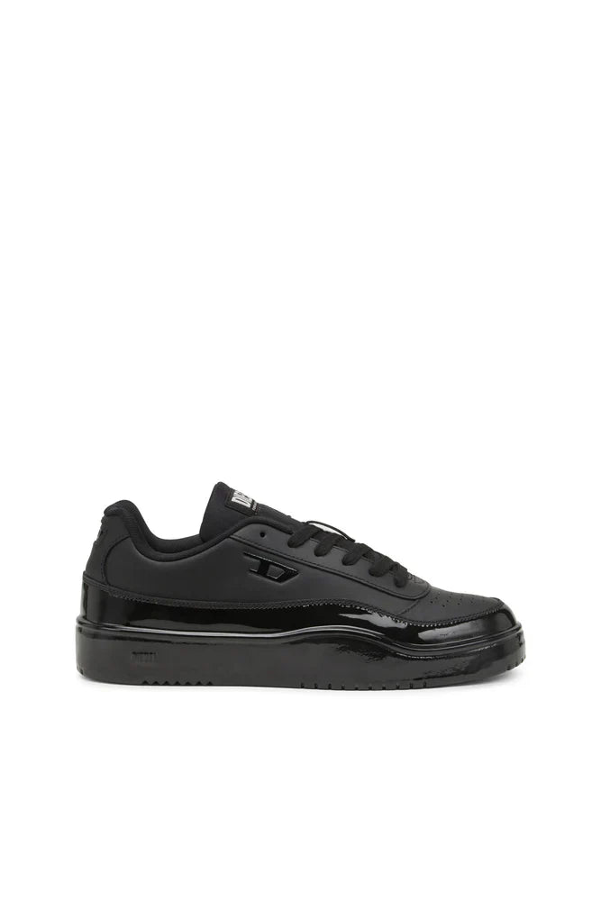 S-Tracker-D-Silicone-dipped leather sneakers