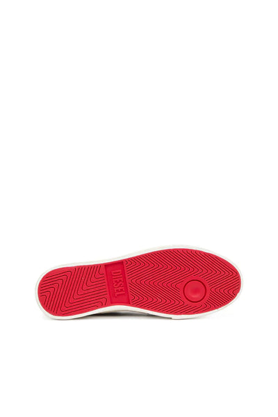 S-Athos-Canvas slip-on sneakers with D embroidery