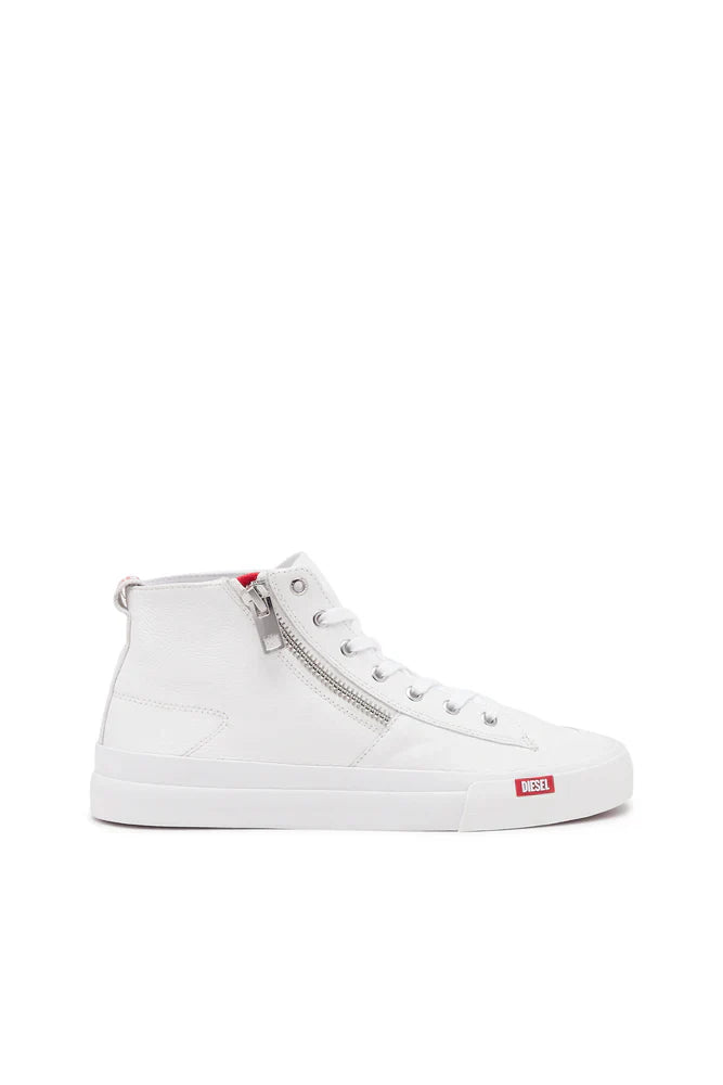S-Athos Zip - High-top sneakers in premium leather