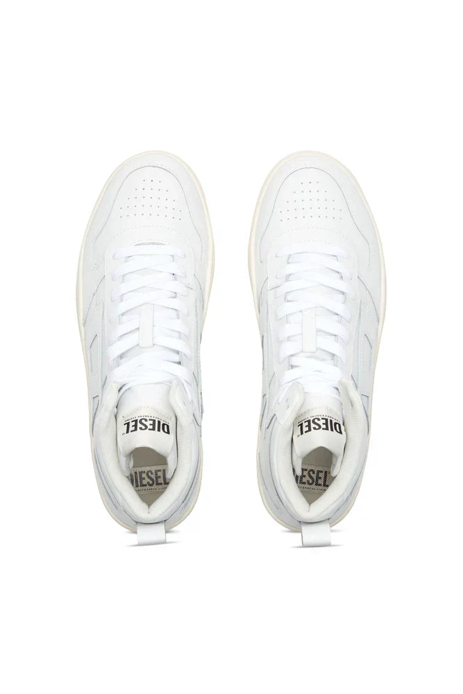 S-Ukiyo-High-top sneakers in leather