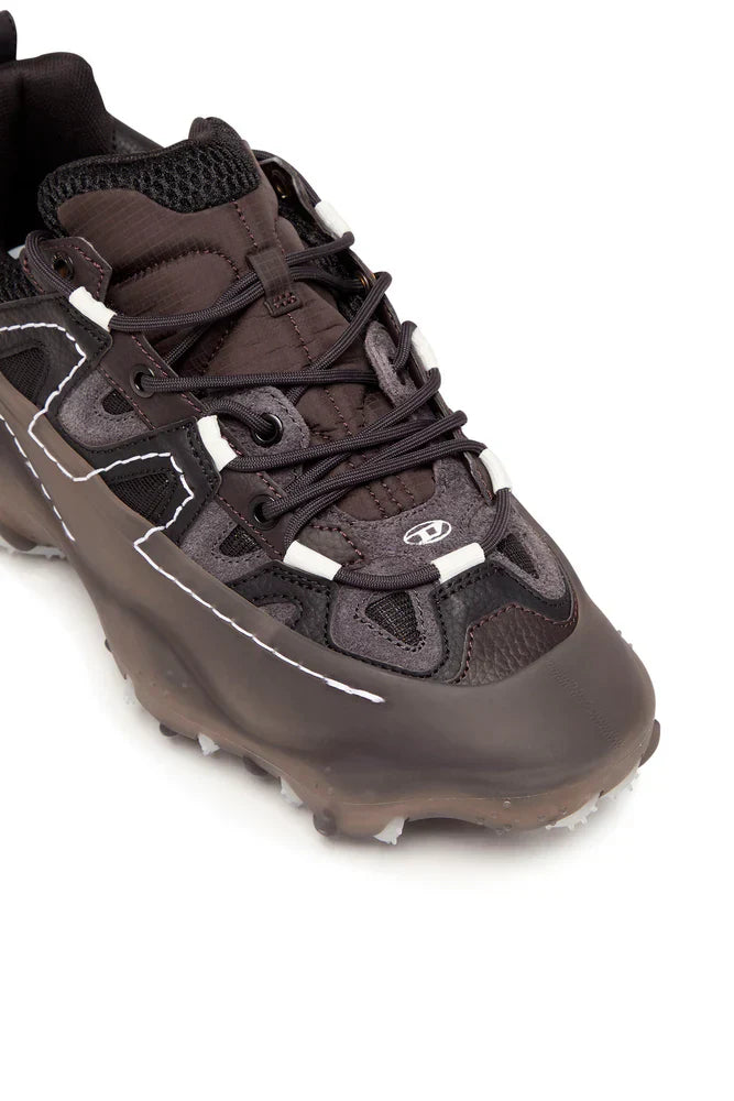 S-Prototype P1 - Low-top sneakers with rubber overlay