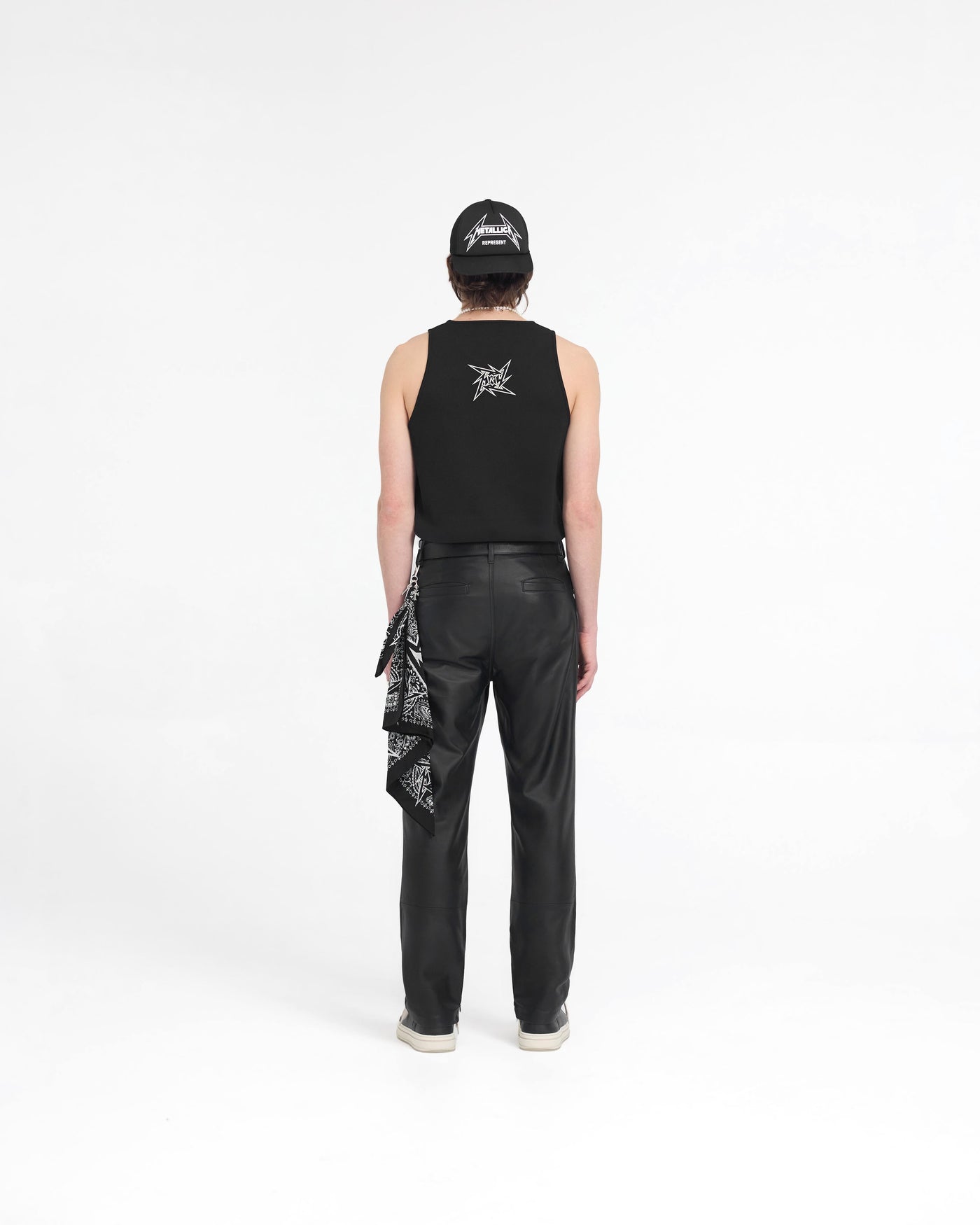 Represent X Metallica Local Crew Vest - Jet Black