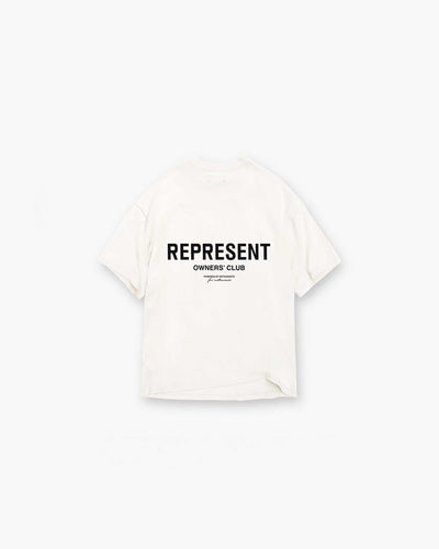 Represent Owners Club T-Shirt - Flat White