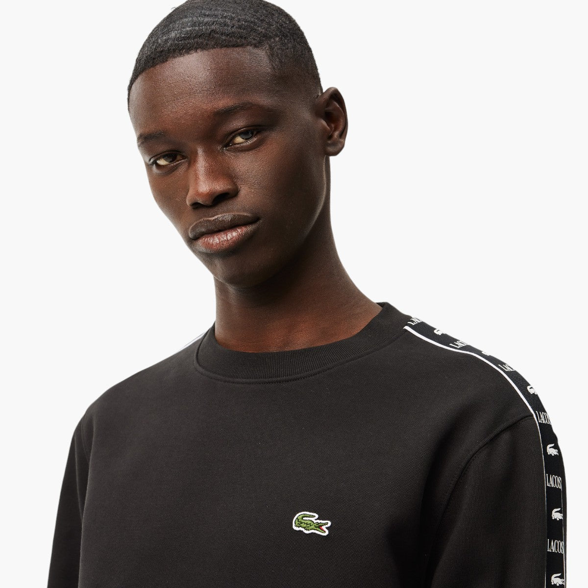 Graphic Jacquard Crew Neck Sweatshirt