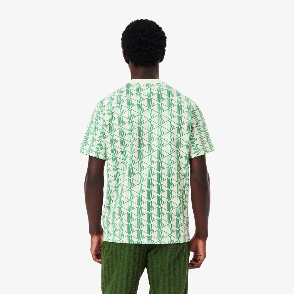 Lacoste Monogram cotton t-shirt