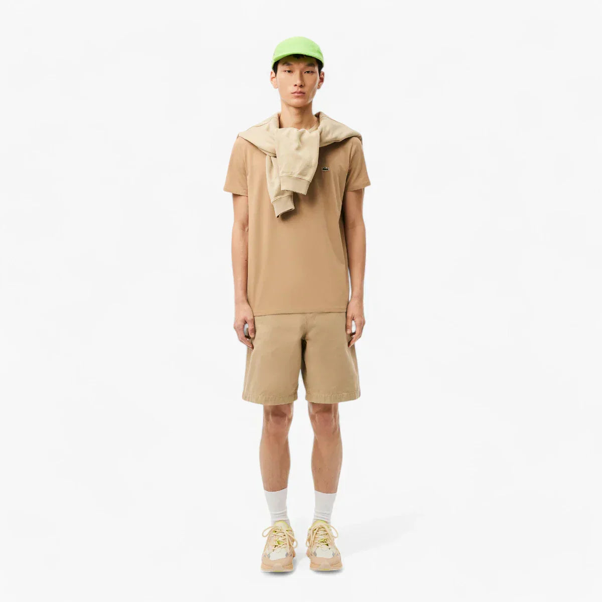 Essential Cotton Pima Tee With Crew Neck