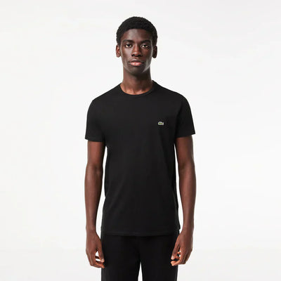 Lacoste Monochrome Cotton Pima Jersey Crew Neck T-shirt